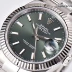 1:1 Super Clone Uhr Rolex Datejust m126334-0028 Mintgrünes Zifferblatt Jubilé-Band 41mm