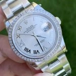 Premium Replica Uhr Rolex Datejust m126284rbr-0022 mit Diamantlünette 36mm