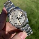 Premium Replica Uhr Rolex Datejust m126284rbr-0022 mit Diamantlünette 36mm