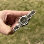 Premium Replica Uhr Rolex Datejust m178274-0014 schwarzes Zifferblatt Edelstahl 31mm