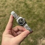 Premium Replica Uhr Rolex Datejust m178274-0014 schwarzes Zifferblatt Edelstahl 31mm
