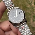 Premium Replica Uhr Rolex Datejust m178274-0014 schwarzes Zifferblatt Edelstahl 31mm