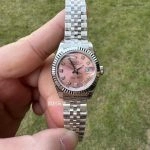 Premium Replica Uhr Rolex Lady-Datejust m279174-0003 Eisbeerenrosa Zifferblatt 28mm