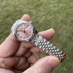 Premium Replica Uhr Rolex Lady-Datejust m279174-0003 Eisbeerenrosa Zifferblatt 28mm