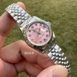 Premium Replica Uhr Rolex Lady-Datejust m279174-0003 Eisbeerenrosa Zifferblatt 28mm