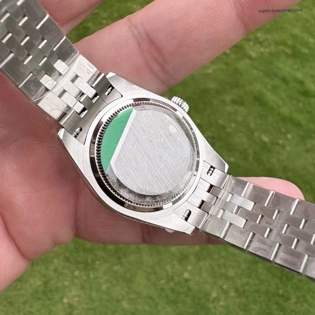 Premium Replica Uhr Rolex Datejust m279174-0021 mit Sternen-Diamantzifferblatt aus Oystersteel 28 mm