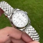 Premium Replica Uhr Rolex Datejust m279174-0021 mit Sternen-Diamantzifferblatt aus Oystersteel 28 mm