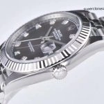 1:1 Super Clone Uhr Rolex Datejust m126334-0006 Grau Diamant-Zifferblatt 41mm