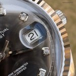 Premium Replica Uhr Rolex Datejust 126334 mit grauem Zifferblatt und Diamantindizes 41 mm
