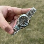 Premium Replica Uhr Rolex Datejust 126334 mit grauem Zifferblatt und Diamantindizes 41 mm