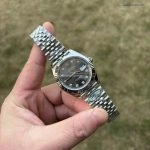 Premium Replica Uhr Rolex Datejust 126334 mit grauem Zifferblatt und Diamantindizes 41 mm