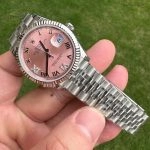 Premium Replica Uhr Rolex Datejust m126234-0031 rosa Zifferblatt Edelstahl 36mm