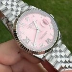 Premium Replica Uhr Rolex Datejust m126234-0031 rosa Zifferblatt Edelstahl 36mm