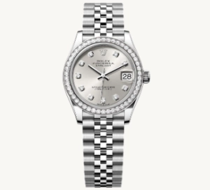 Premium Replica Uhr Rolex Datejust m278384rbr-0034 Edelstahl mit Diamantbesatz 31mm