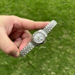 Premium Replica Uhr Rolex Datejust m279174-0009 Perlmuttzifferblatt mit Diamantbesatz 28mm
