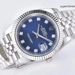 1:1 Super Clone Uhr Rolex Datejust M126334-0016 in 904L Edelstahl mit blauem Zifferblatt 41 mm