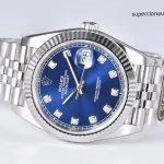 1:1 Super Clone Uhr Rolex Datejust M126334-0016 in 904L Edelstahl mit blauem Zifferblatt 41 mm