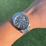 1:1 Super Clone Uhr Rolex Datejust 126334 Grau Stabindizes Jubilé-Band 41mm