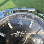 1:1 Super Clone Uhr Rolex Datejust 126334 Grau Stabindizes Jubilé-Band 41mm