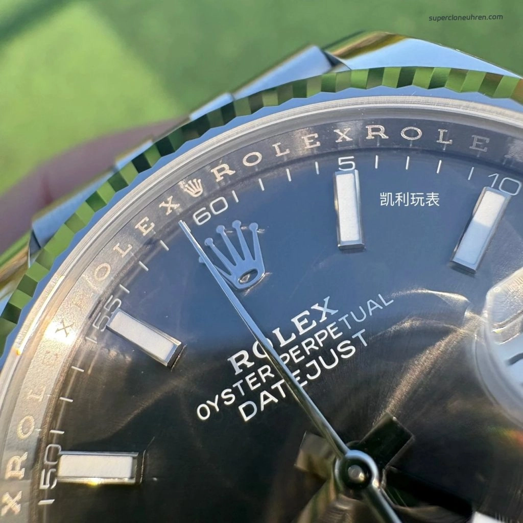 1:1 Super Clone Uhr Rolex Datejust 126334 Grau Stabindizes Jubilé-Band 41mm