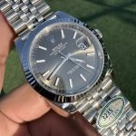1:1 Super Clone Uhr Rolex Datejust 126334 Grau Stabindizes Jubilé-Band 41mm
