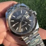 1:1 Super Clone Uhr Rolex Datejust 126334 Grau Stabindizes Jubilé-Band 41mm