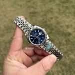 1:1 Super Clone Uhr Rolex Datejust 126334 Oyster Stahl Blaues Zifferblatt 41mm