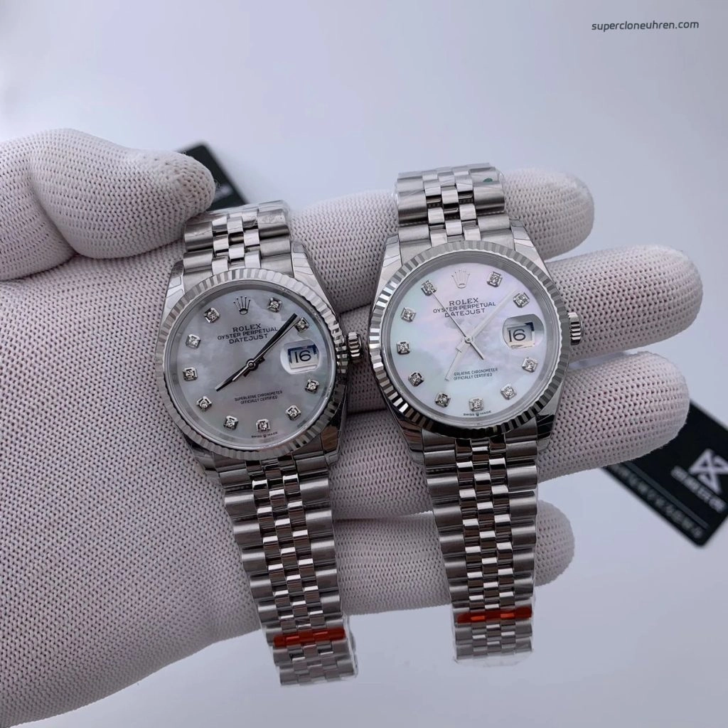 Premium Replica Uhr Rolex Datejust m126234-0019 Perlmutt-Zifferblatt 36mm