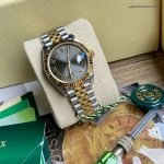 Premium Replica Uhr Rolex Datejust m278273-0018 graues Zifferblatt Bicolor 31mm
