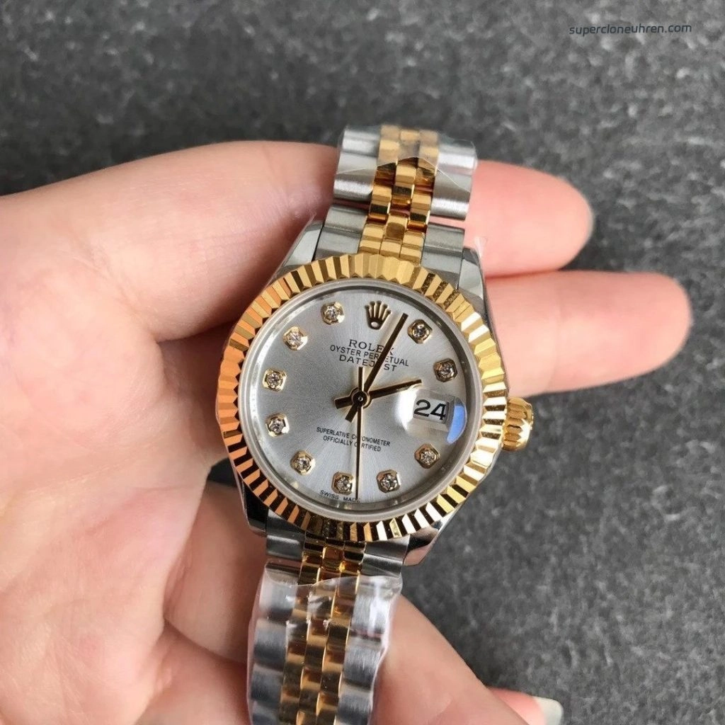 Premium Replica Uhr Rolex Datejust m279173-0001 in Bicolor mit Jubilee-Band 28mm