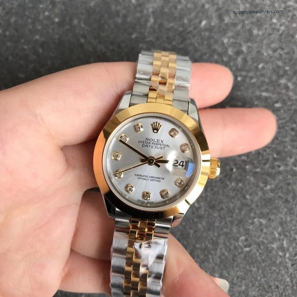 Premium Replica Uhr Rolex Datejust m279173-0001 in Bicolor mit Jubilee-Band 28mm