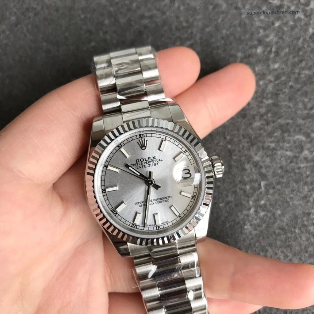 Premium Replica Uhr Rolex Datejust m178279-0020 mit President-Band 31mm