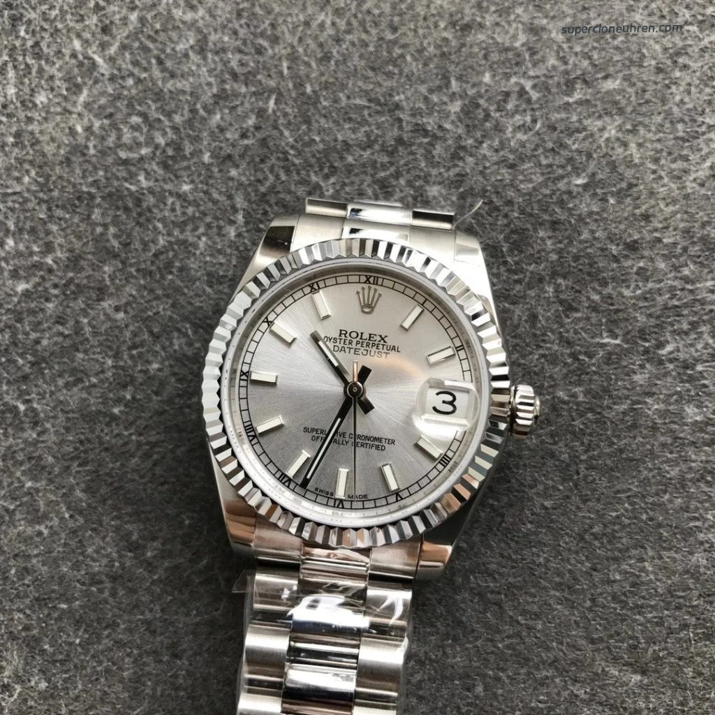 Premium Replica Uhr Rolex Datejust m178279-0020 mit President-Band 31mm