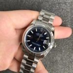 Premium Replica Uhr Rolex Datejust m178279-0041 aus Edelstahl mit blauem Zifferblatt 31mm