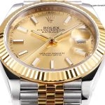 1:1 Super Clone Uhr Rolex Datejust 126333-0010 Zweifarbig 18K Gold Jubilé-Band 41mm