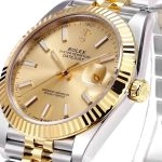 1:1 Super Clone Uhr Rolex Datejust 126333-0010 Zweifarbig 18K Gold Jubilé-Band 41mm