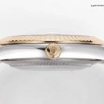 Premium Replica Uhr Rolex Datejust 41 m126333-0013 mit schwarzem Zifferblatt und Gold-Stahl 41mm