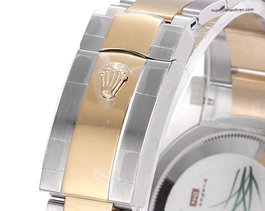 Premium Replica Uhr Rolex Datejust 41 m126333-0013 mit schwarzem Zifferblatt und Gold-Stahl 41mm