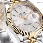 1:1 Super Clone Uhr Rolex Datejust m126333-0002 silbernes Zifferblatt 41mm