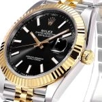 1:1 Super Clone Uhr Rolex Datejust 41 126333-0014 Zweifarbig 18K Gold Jubilé-Band 41mm