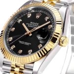 Super Clone Rolex Datejust m126333-0006 mit Diamantindizes und Jubilee-Band 41 mm