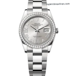 Premium Replica Uhr Rolex Datejust m126284rbr-0022 mit Diamantlünette 36mm