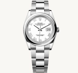 Super Clone Rolex Datejust 126200 Edelstahl mit silbernem Zifferblatt 36mm