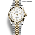 Premium Replica Uhr Rolex Datejust m278273-0002 Bicolor mit römischen Ziffern 31mm
