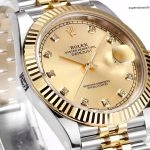 Super Clone Rolex Datejust 126333-0012 mit Diamantindizes und Jubilee-Band 41 mm