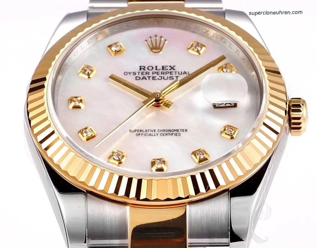Super Clone Rolex Datejust m126333-0017 Perlmutt-Zifferblatt 41mm