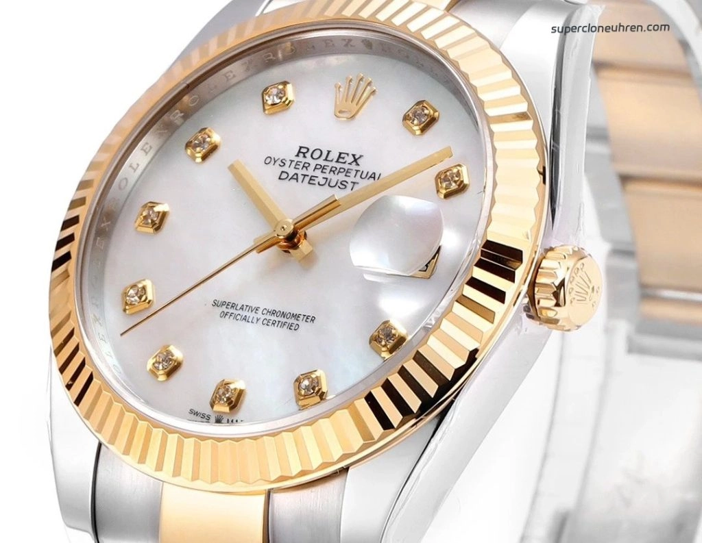Super Clone Rolex Datejust m126333-0017 Perlmutt-Zifferblatt 41mm