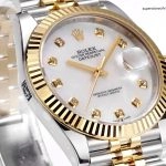 Premium Replica Uhr Rolex Datejust m126333-0018 Perlmutt-Zifferblatt mit 18K Gold Jubilee-Band 41mm