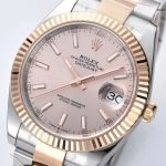 1:1 Super Clone Uhr Rolex Datejust m126331-0009 Edelstahl und Everose-Gold 41 mm