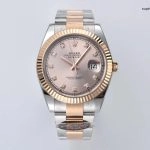 1:1 Super Clone Uhr Rolex Datejust 126331-0008 in Roségold/Edelstahl 41mm